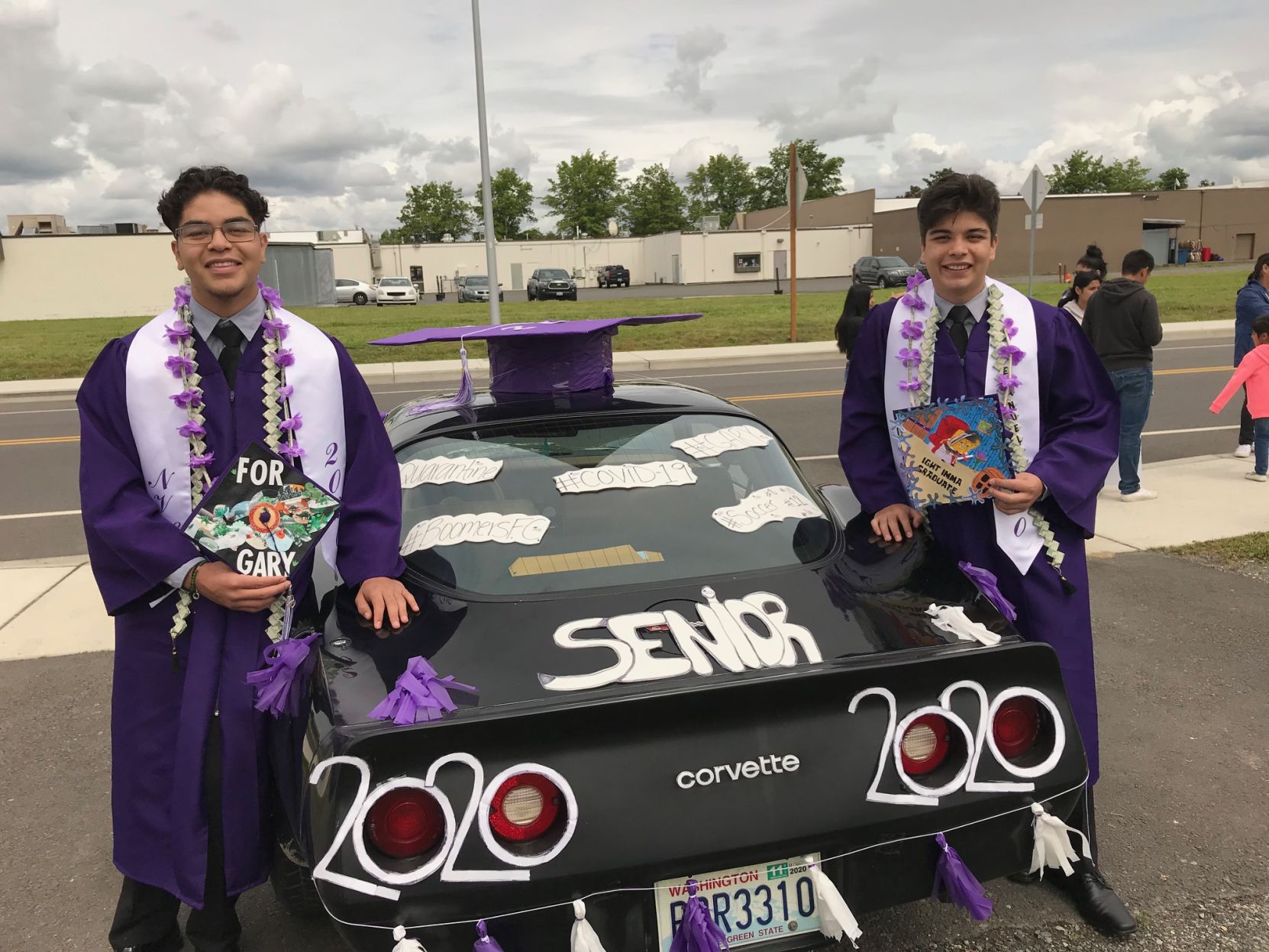 Graduating twins